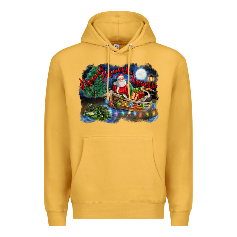 Heaux Heaux Heaux Christmas Louisiana Swamp Premium Hoodie by FaDigitalArtStudio | Teevron
