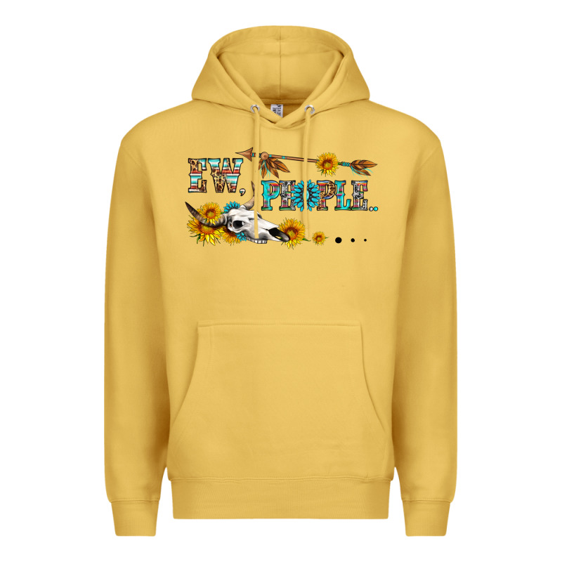 Ew People With Cross Premium Hoodie by HRA Design Shop | Teevron