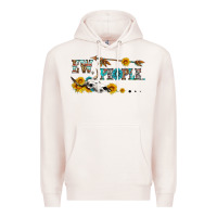 Pale Pink ew people with cross Premium Hoodie - HRA Design Shop