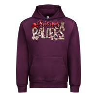 Mauve Wine Raising Ballers Urban Hoodie - RacoonDesign