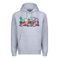 Heather Grey doctor Premium Hoodie - AdoDesignShop