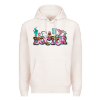 Pale Pink doctor Premium Hoodie - AdoDesignShop