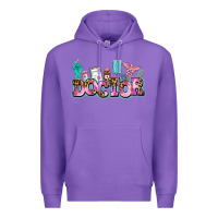 Purple doctor Premium Hoodie - AdoDesignShop