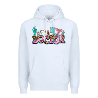 White doctor Premium Hoodie - AdoDesignShop