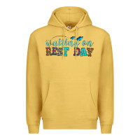 Antique Gold waiting on rest day Premium Hoodie - HRA Design Shop