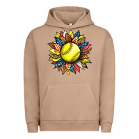 Pigment Burro softball sunflower Urban Hoodie - HRA Design Shop