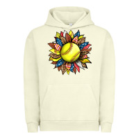 Pigment Pistachio softball sunflower Urban Hoodie - HRA Design Shop