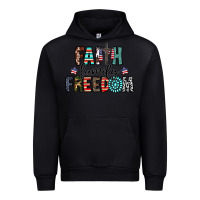Black faith family freedom Urban Hoodie - CowhideDigitalArt