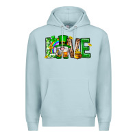 Blue Mist Love st. patricks day Premium Hoodie - Neo Western