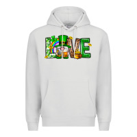 Dove Grey Love st. patricks day Premium Hoodie - Neo Western