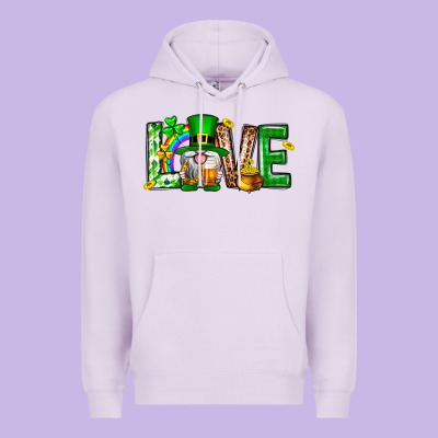 Love St. Patricks Day Premium Hoodie Designed By Neo Western