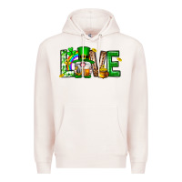 Pale Pink Love st. patricks day Premium Hoodie - Neo Western