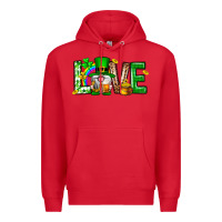 Red Love st. patricks day Premium Hoodie - Neo Western