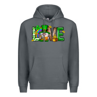 Rock Love st. patricks day Premium Hoodie - Neo Western