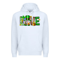White Love st. patricks day Premium Hoodie - Neo Western