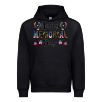 Black happy memorial day Urban Hoodie - CowhideDigitalArt