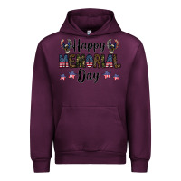 Mauve Wine happy memorial day Urban Hoodie - CowhideDigitalArt