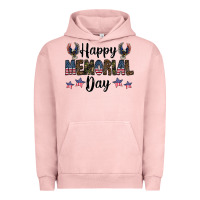Pigment Salmon happy memorial day Urban Hoodie - CowhideDigitalArt