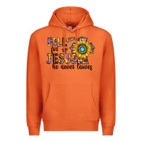 Carrot fall for jesus he never leaves Premium Hoodie - CowhideDigitalArt