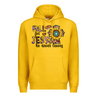Lemon fall for jesus he never leaves Premium Hoodie - CowhideDigitalArt