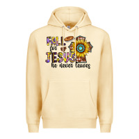 Pina Colada fall for jesus he never leaves Premium Hoodie - CowhideDigitalArt