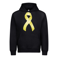 Black sarcoma or bone cancer ribbon Urban Hoodie - FaDigitalArtStudio