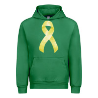 Emerald sarcoma or bone cancer ribbon Urban Hoodie - FaDigitalArtStudio