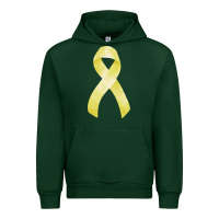 Forest Green sarcoma or bone cancer ribbon Urban Hoodie - FaDigitalArtStudio