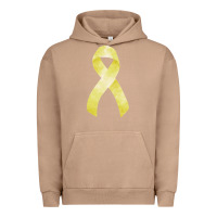 Pigment Burro sarcoma or bone cancer ribbon Urban Hoodie - FaDigitalArtStudio