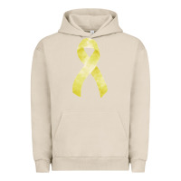 Pigment French Oak sarcoma or bone cancer ribbon Urban Hoodie - FaDigitalArtStudio