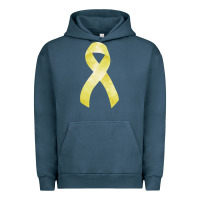 Pigment Midnight Navy sarcoma or bone cancer ribbon Urban Hoodie - FaDigitalArtStudio
