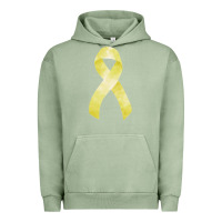 Pigment Oil Green sarcoma or bone cancer ribbon Urban Hoodie - FaDigitalArtStudio