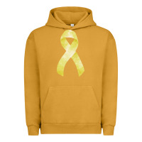 Pigment Peanut Butter sarcoma or bone cancer ribbon Urban Hoodie - FaDigitalArtStudio