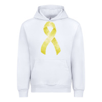 White sarcoma or bone cancer ribbon Urban Hoodie - FaDigitalArtStudio