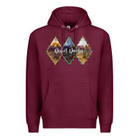 Burgundy desert darlin Premium Hoodie - SublimationCraftShop