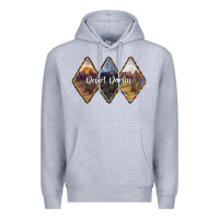 Heather Grey desert darlin Premium Hoodie - SublimationCraftShop