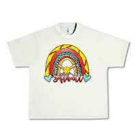 Pistachio Softball Rainbow Urban Heavy Tee - RanaPortraitStore