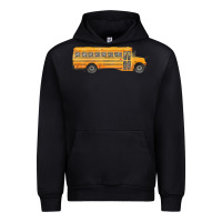 Foreset Green school bus Urban Hoodie - FaDigitalArtStudio