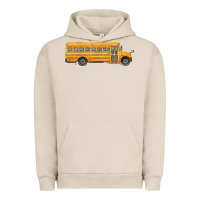 Pigment French Oak school bus Urban Hoodie - FaDigitalArtStudio