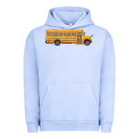 Pigment Grape Ice school bus Urban Hoodie - FaDigitalArtStudio