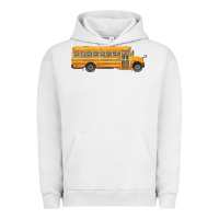 Pigment Lunar Rock school bus Urban Hoodie - FaDigitalArtStudio
