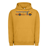 Pigment Peanut Butter school bus Urban Hoodie - FaDigitalArtStudio
