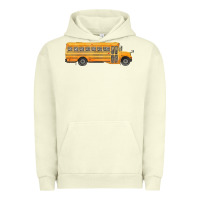 Pigment Pistachio school bus Urban Hoodie - FaDigitalArtStudio