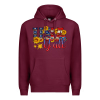 Burgundy usa y all Premium Hoodie - HRA Design Shop