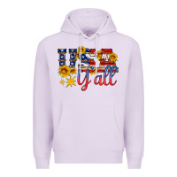 Lilac usa y all Premium Hoodie - HRA Design Shop