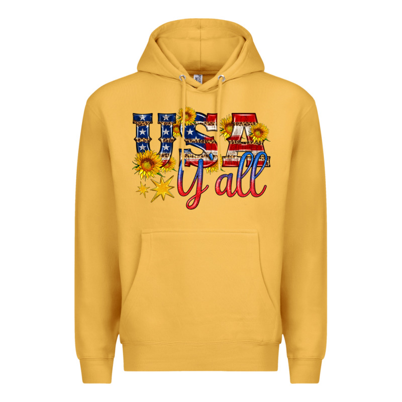 Usa Y All Premium Hoodie by HRA Design Shop | Teevron