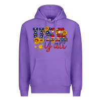 Purple usa y all Premium Hoodie - HRA Design Shop