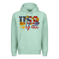 Seafoam usa y all Premium Hoodie - HRA Design Shop