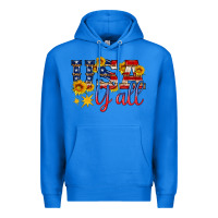 True Royal usa y all Premium Hoodie - HRA Design Shop