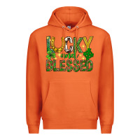 Carrot Lucky and blessed st. patricks day Premium Hoodie - Neo Western